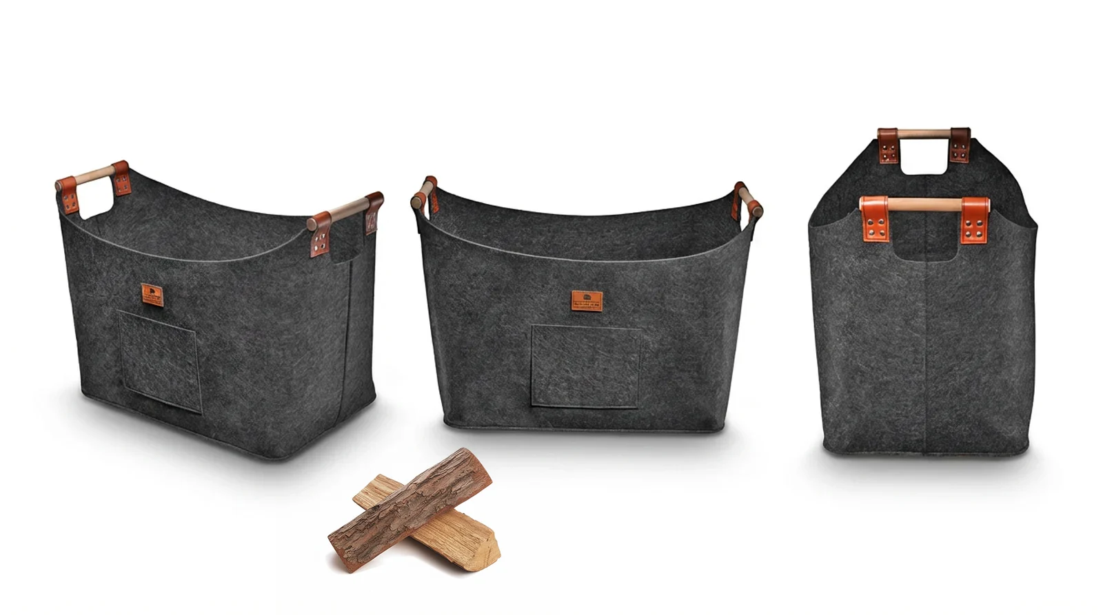 Packshot Holzkorb aus Filz TTL-Bavaria