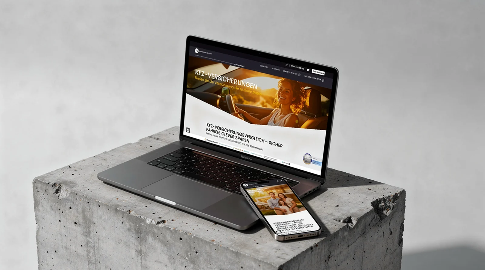 Versicherungen Webdesign Kaufmann Finanz